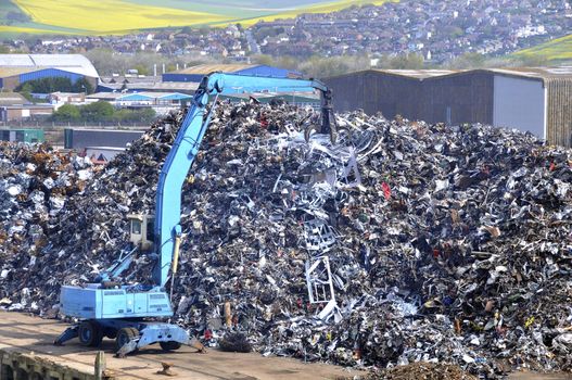 Waste collection centre in UK