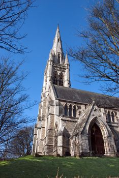 A Victorian Church in Halifax West Yorkshire built by Edward Akroyd Mill Owner and Philanthropist