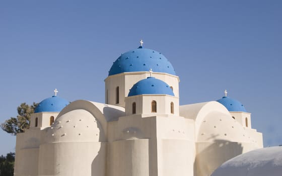 Church in Perissa,Santorini,Greece