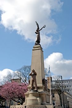 The War Memorial in Keighley West Yorkshire