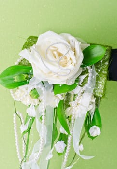 Wedding Bunch of flowers in a vase