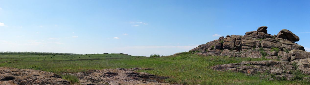 Ukrainian wildlife preservation, (reserve Stone mogyla)
