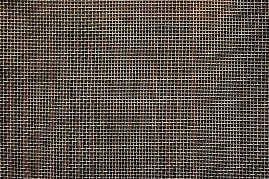 texture of old metallic net, background
