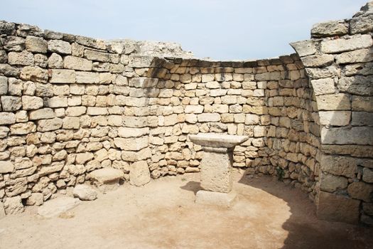 ruins of Chersonese, Sevastopol, Crimea, Ukraine. (about 64-63 years. BC)

