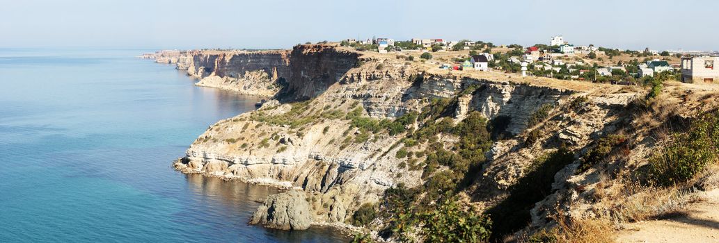 rock the Black Sea, point Fiolent, peninsula of Crimea, Ukraine
