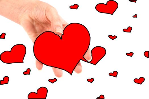 A lot of hearts to elect and to take it in the hand