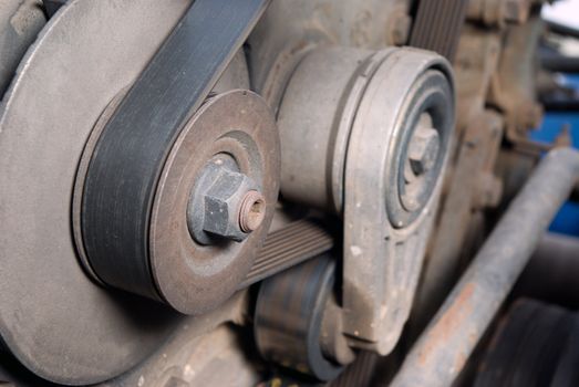 automobile mechanism .Part of a car engine