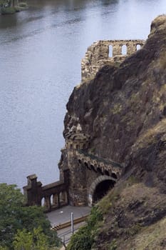 Ancient ruins in Vysehrad, Prague - Czech