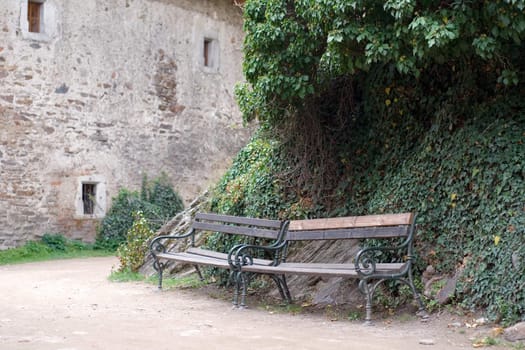 Empty benches