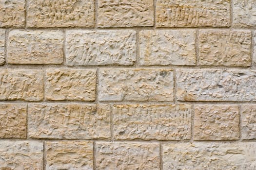 Yellow brick wall pattern