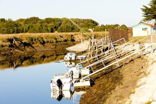 fishing net, Oleron Island, Poitou-Charentes, France