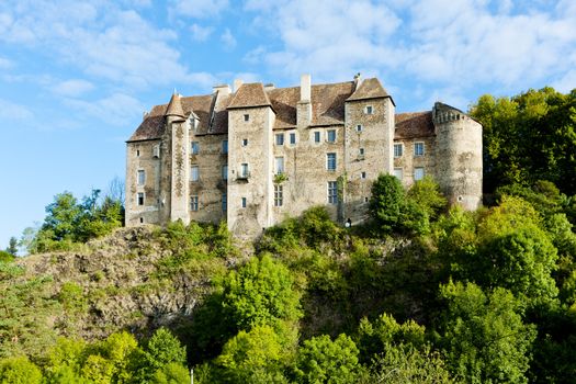 Boussac Castle, Creuse Department, Limousin, France