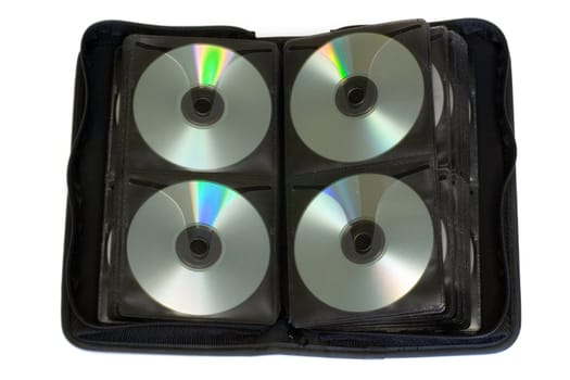 Storage bag for CD, DVD isolated