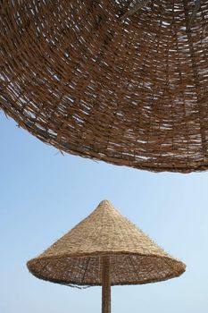 Beach tent, reed canopy umbrella