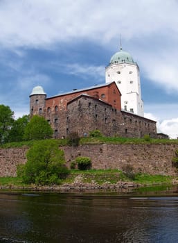 Old Swedish castle in Vyborg, Russia