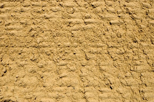 Texture of yellow loose sand