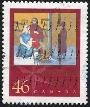 CANADA - CIRCA 2000: stamp printed by Canada, shows Christmas, circa 2000