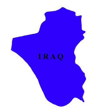 Iraq map textures and backgrounds. illustration.