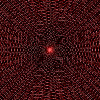High resolution image mosaic. 2d illustration over  black background. To use as a texture.
