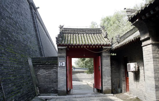 downtown of Xian, Gate at the city wall