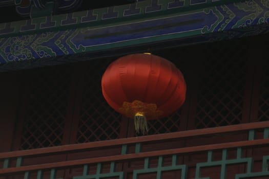 downtown of Xian, Lanterns at the southern gate building