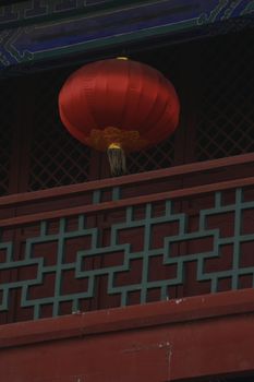 downtown of Xian, Lanterns at the southern gate building