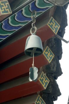 downtown of Xian, Detail of a Chinese house