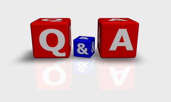 Cube words with Q&A