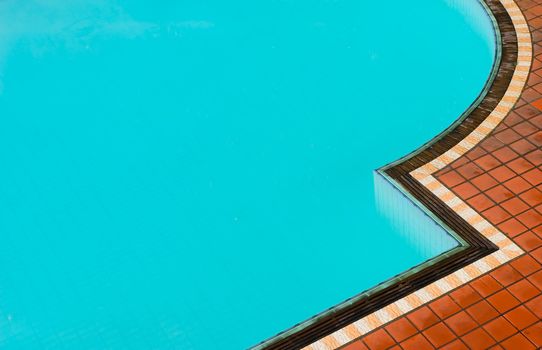 Detail of a swimming pool.