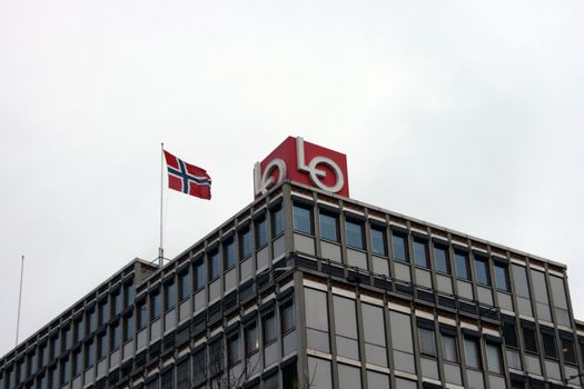 Headquarters of the trade union Landsorganisasjonen, LO, in Oslo.