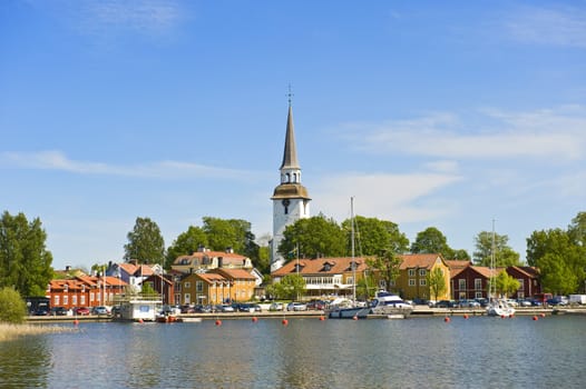 Small sweden town Mariefred, taken on May 2011