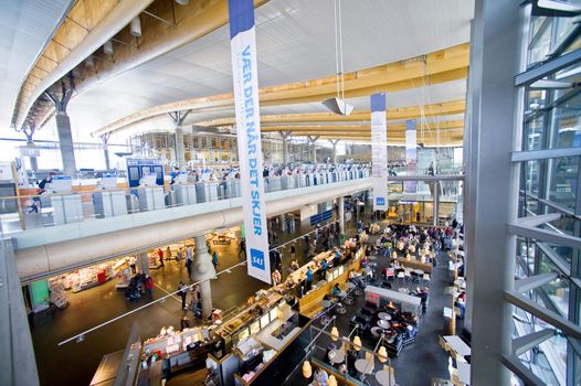 Oslo airport Gardemoen taken on May 2011