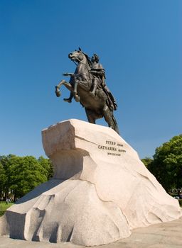 Russia. St. Petersburg. Bronze Horseman 