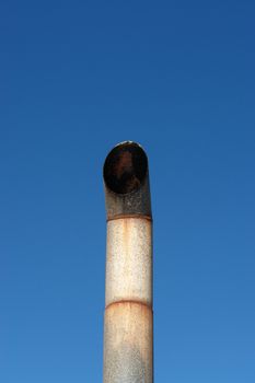 a exhaust pipe of an excavator....