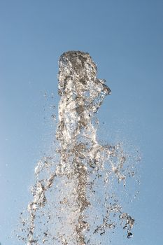 fresh water comes out of a fountain.....