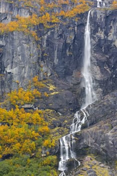 landscape near Melkevollbreen Glacier, Jostedalsbreen National Park, Norway