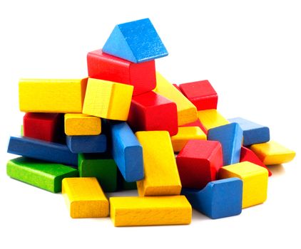 Wooden building blocks