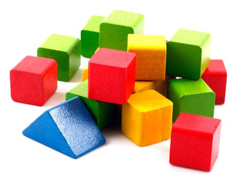 Wooden building blocks