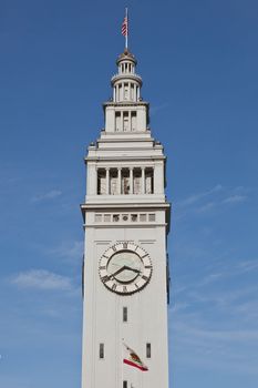 San Francisco Ferry Building is a terminal for ferries that travel across the San Francisco Bay and a shopping center