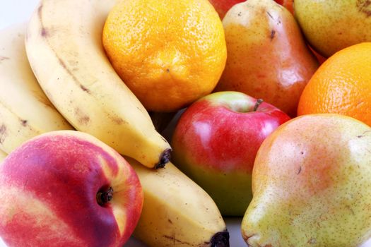 Colorful fresh group of fruits