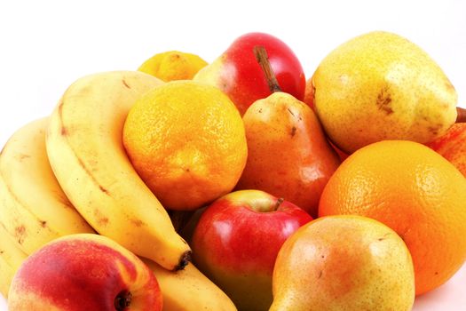 Colorful fresh group of fruits