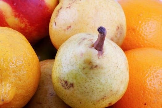 Colorful fresh group of fruits