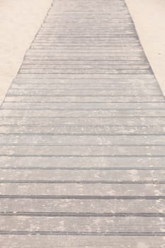 Beach near Pier in Kolobrzeg, Poland