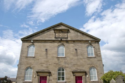 West Lane Baptist Church was built in 1752 and is still a working church in Haworth