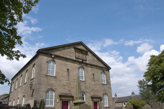 West Lane Baptist Church was built in 1752 and is still a working church in Haworth