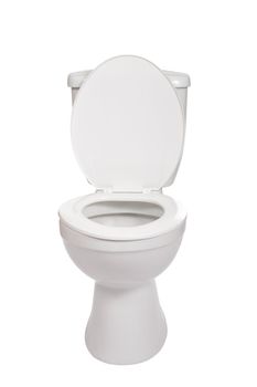 toilet bowl, photo on the white background