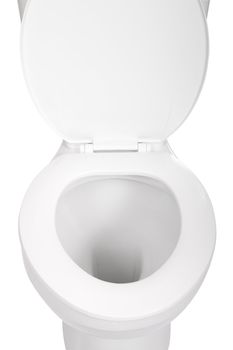 toilet bowl, photo on the white background