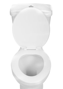 toilet bowl, photo on the white background 