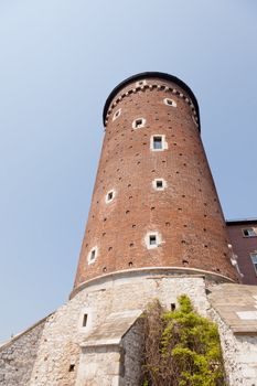 The Gothic Wawel Castle in Cracow in Poland was built at the behest of Casimir III the Great