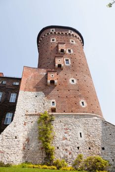 The Gothic Wawel Castle in Cracow in Poland was built at the behest of Casimir III the Great